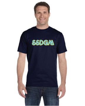 SSDGM NAVY NEON T SHIRT