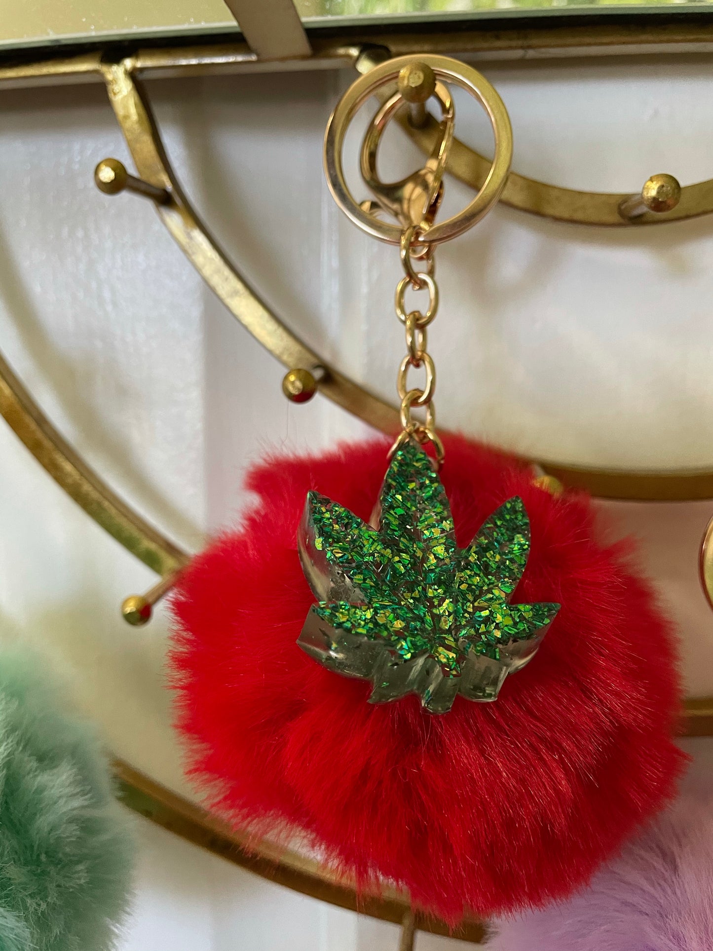 Fluffy Ouid Keychains