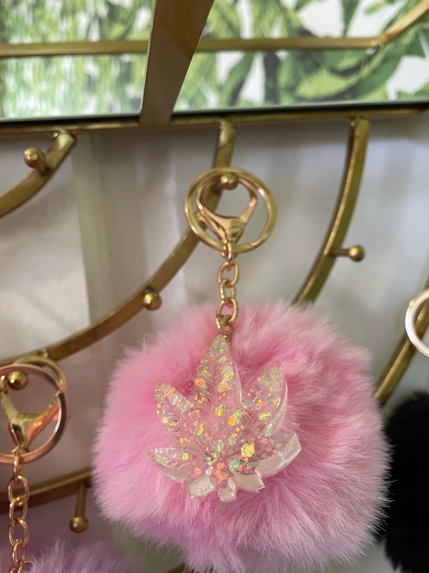 Fluffy Ouid Keychains